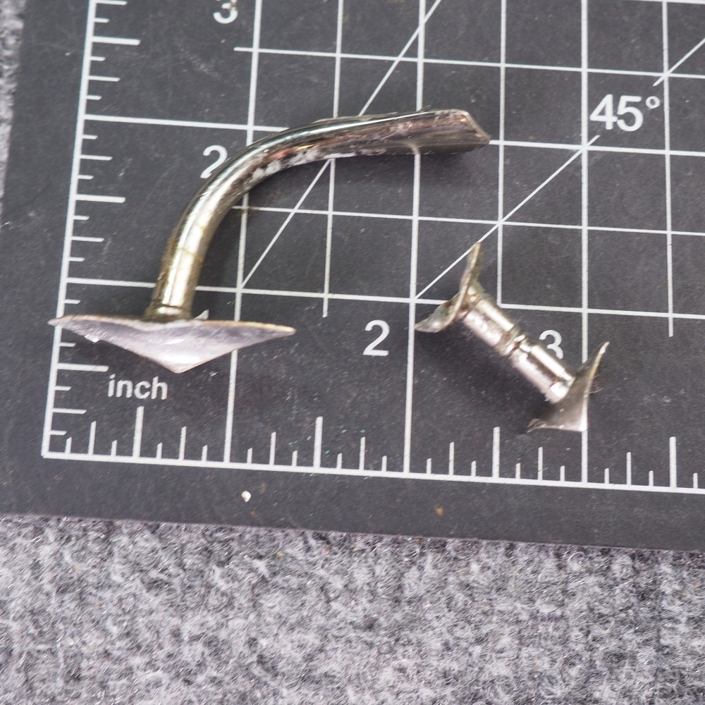 King Tempo Cornet Finger Hook Braces Silver Tone Replacement Parts